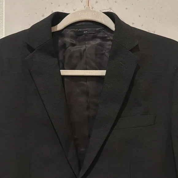 THEORY Mens Blazer Sport Coat Two Button Jacket 40R Gray 100% WOOL